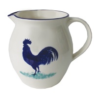 Dorset Delft Cockerel Jug by Hinchcliffe and Barber